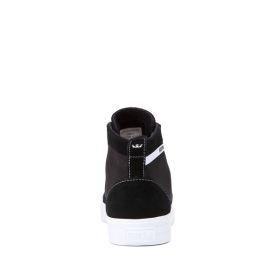 Tenis Altos Supra STACKS MID Hombre Negras/Blancas (MX-37689)